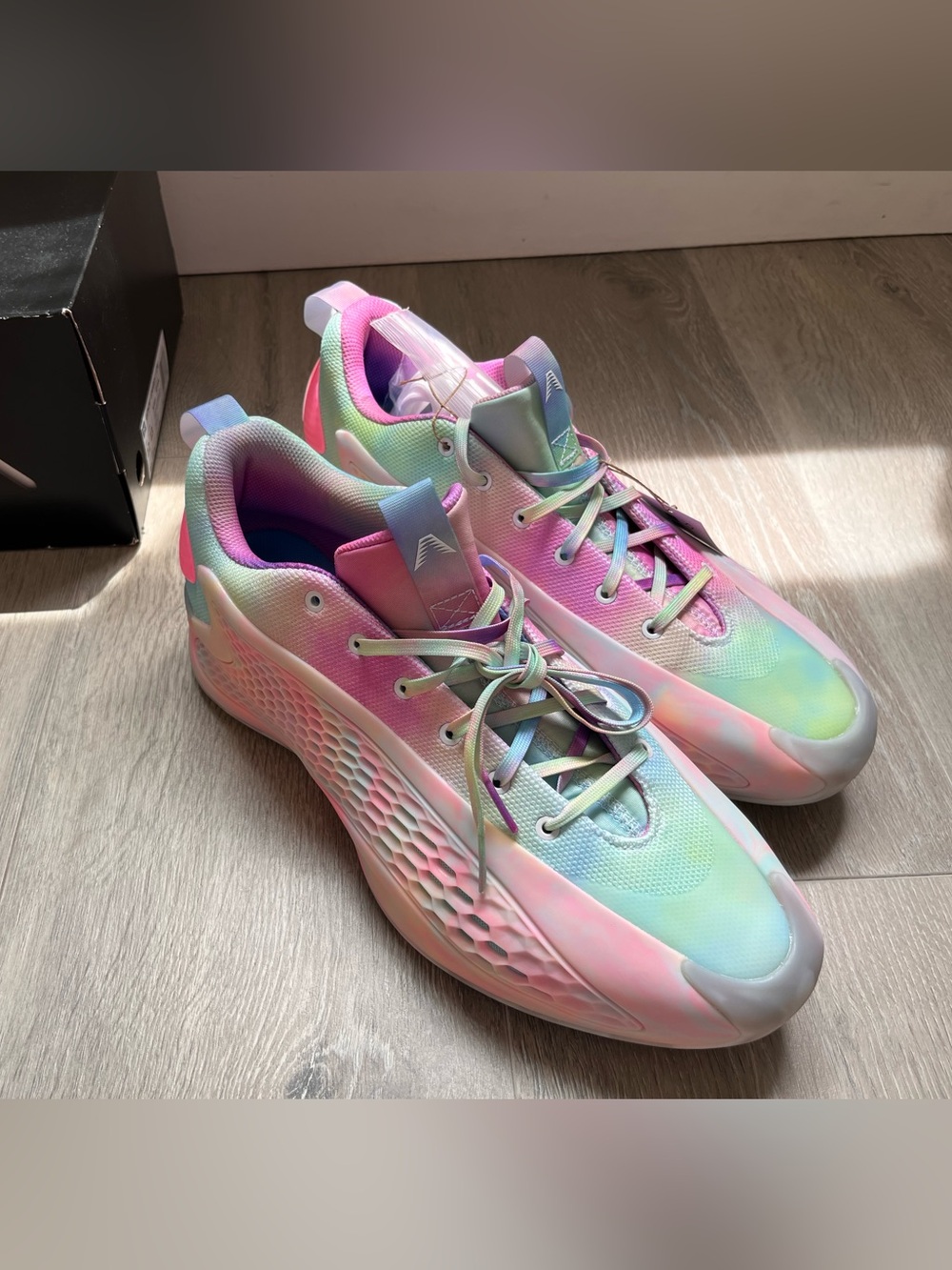 Adidas AE 1 Low 'Slime/Tie-Dye' (Anthony Edwards 1) - Picture 3 of 6